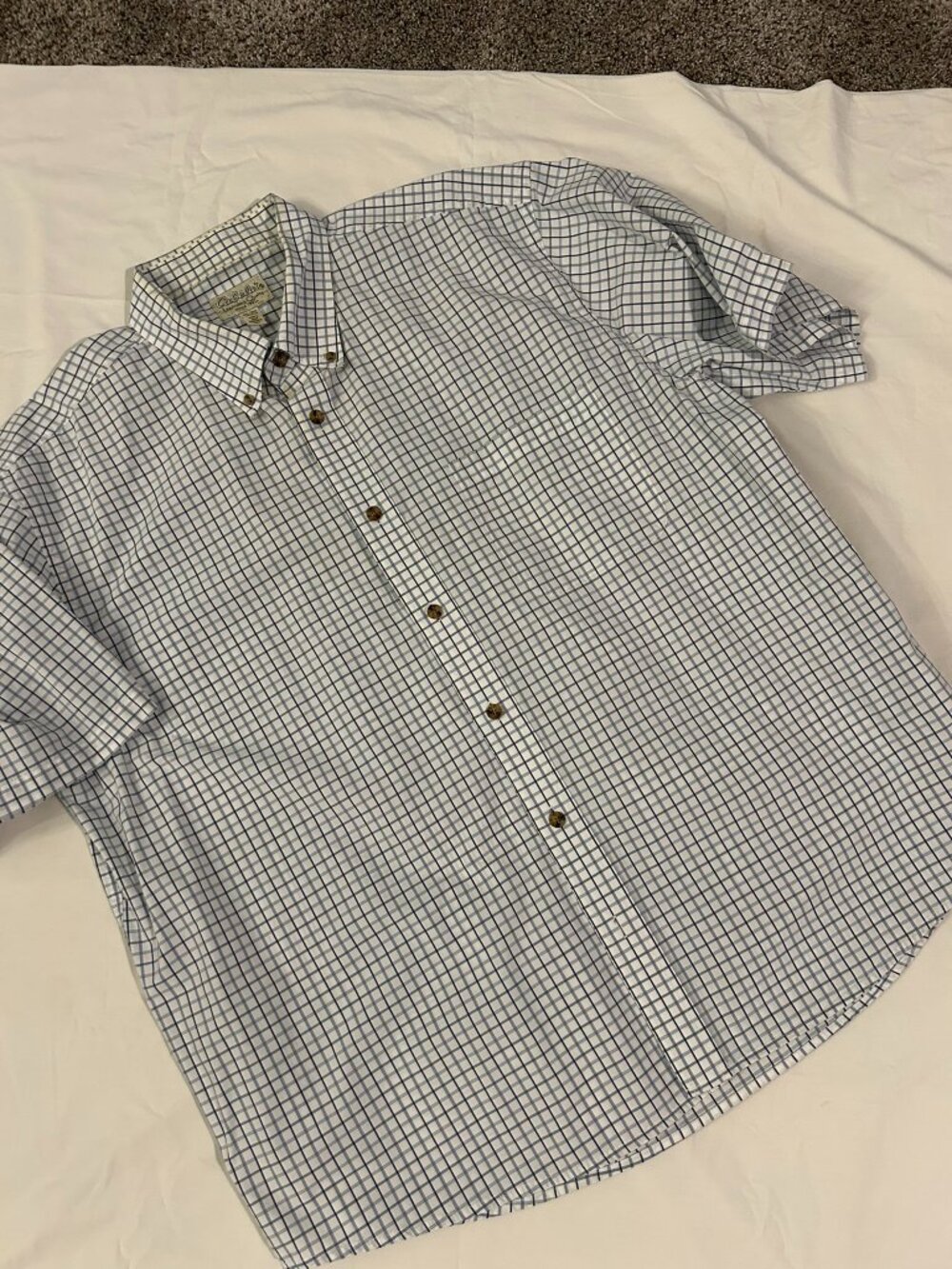 Men's short sleeve 100% cotton shirt